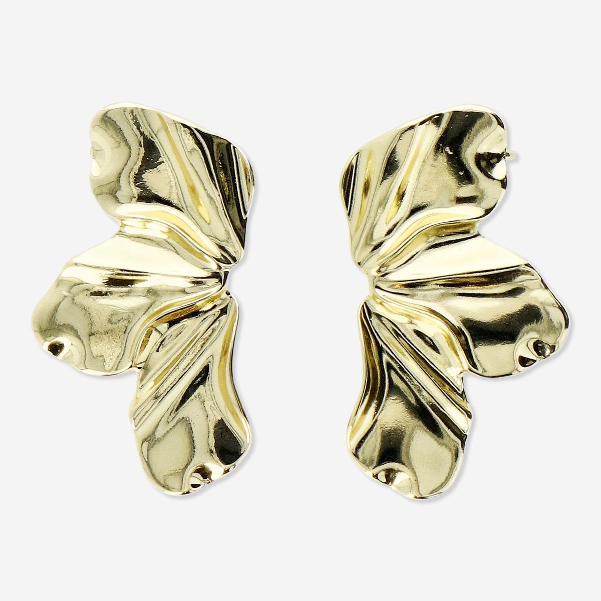 Gold metal earcuffs