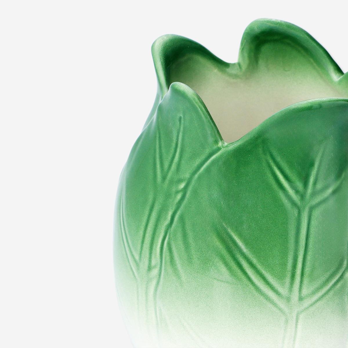 Green gradient flowerpot