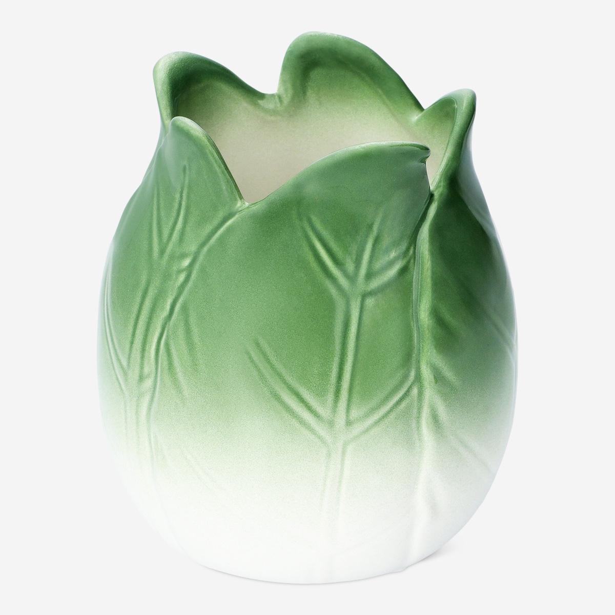 Green gradient flowerpot