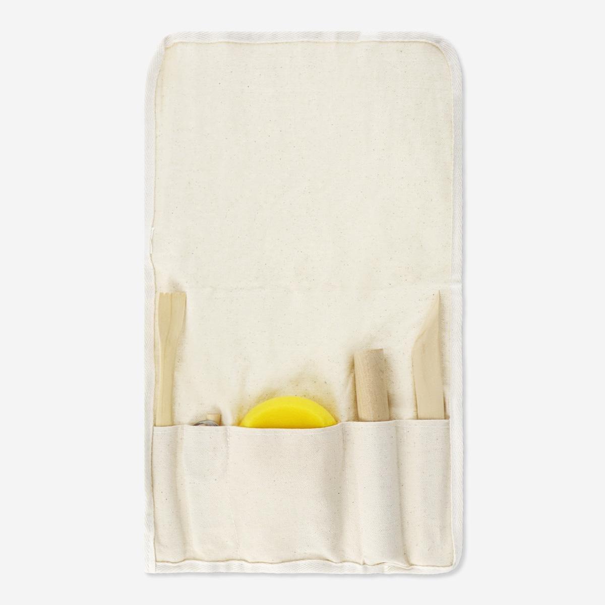 Cream Tool Set For Clay. 6 Pcs