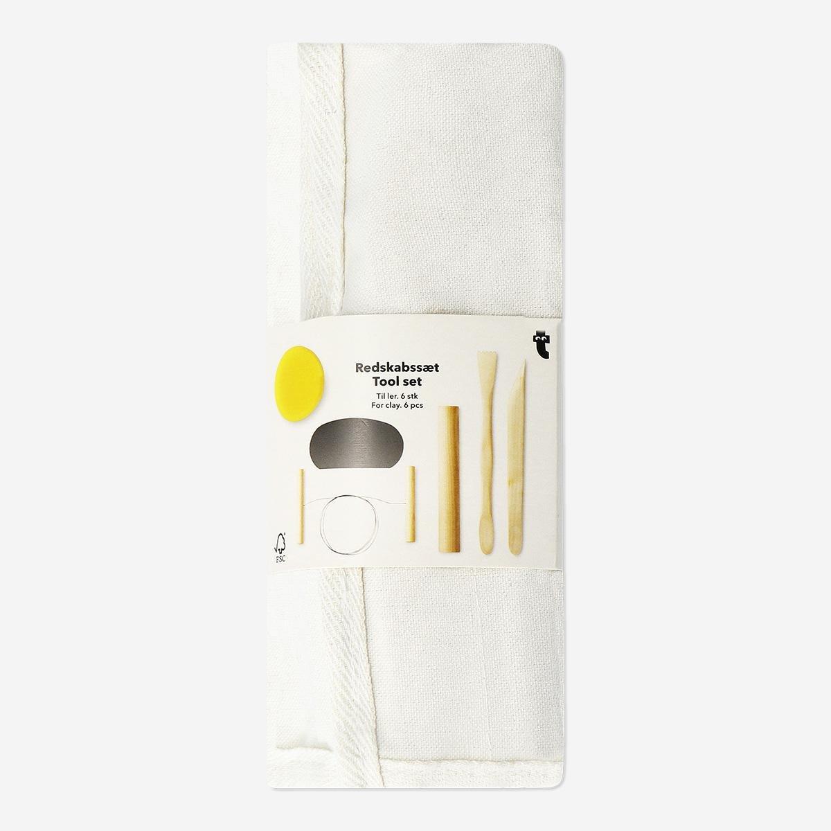 Cream Tool Set For Clay. 6 Pcs