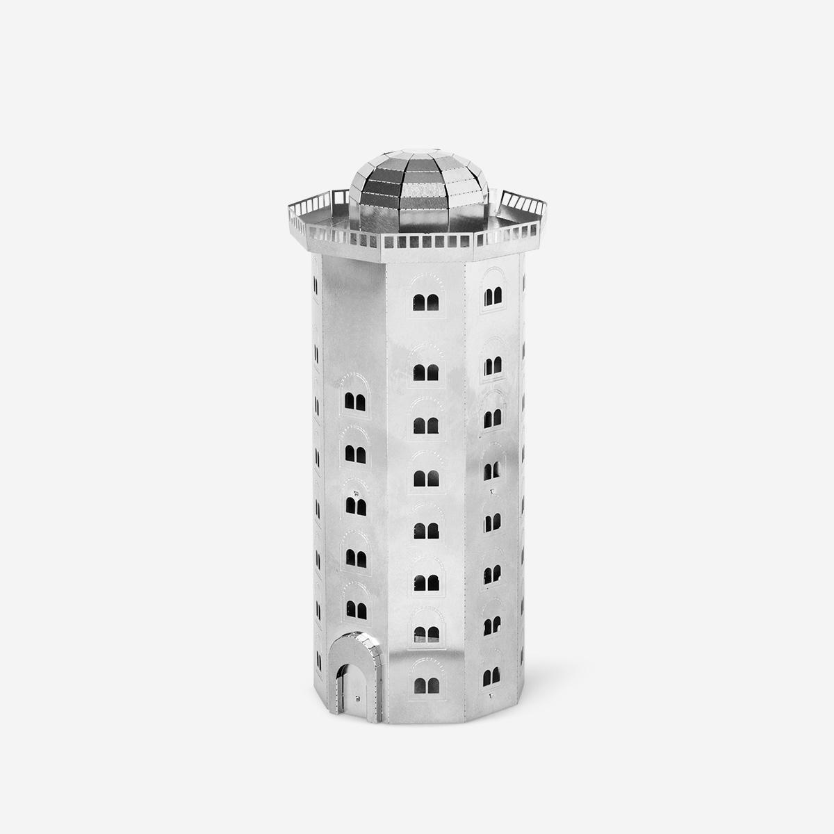 Silver the round tower. build your own