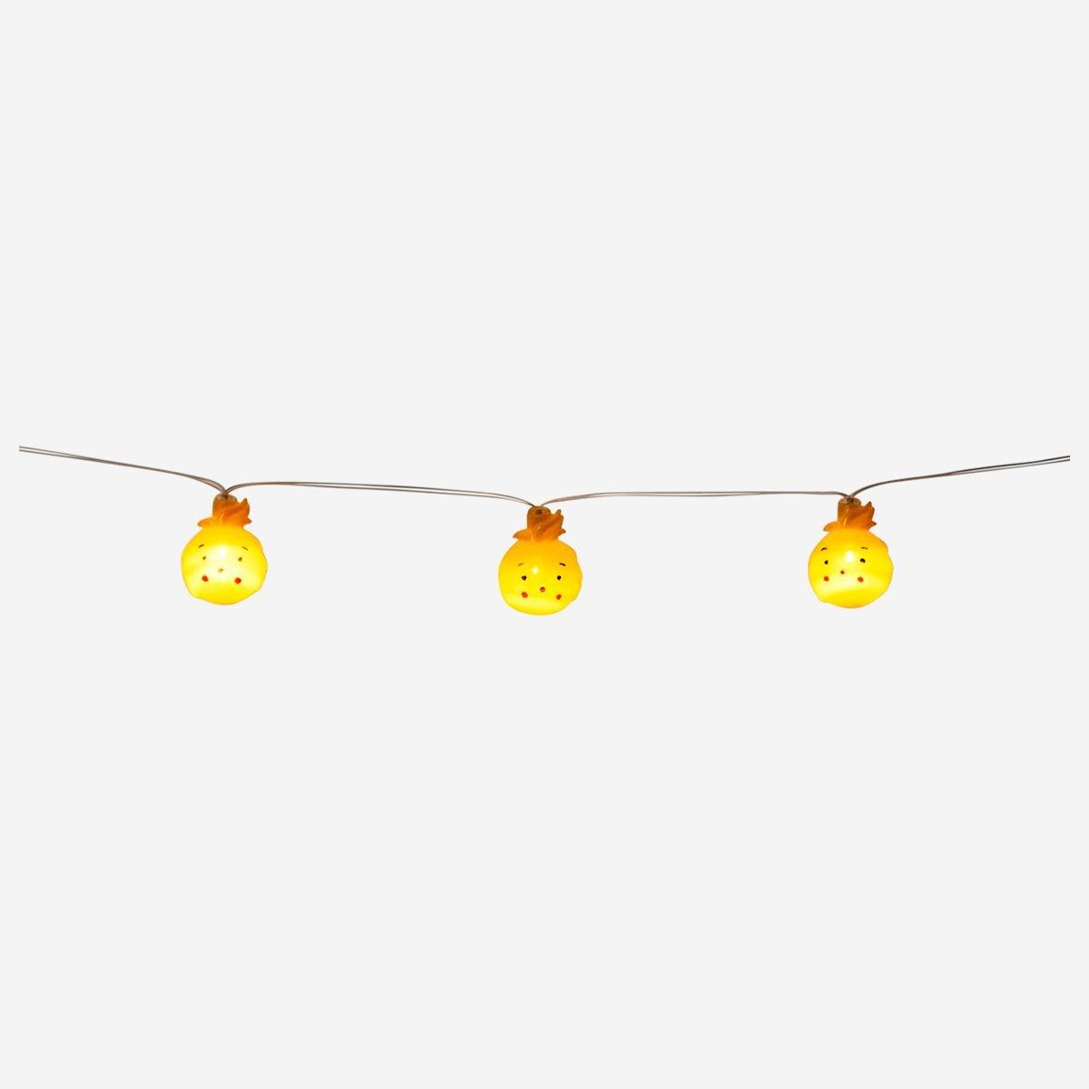 Yellow chicken string lights. 285 cm