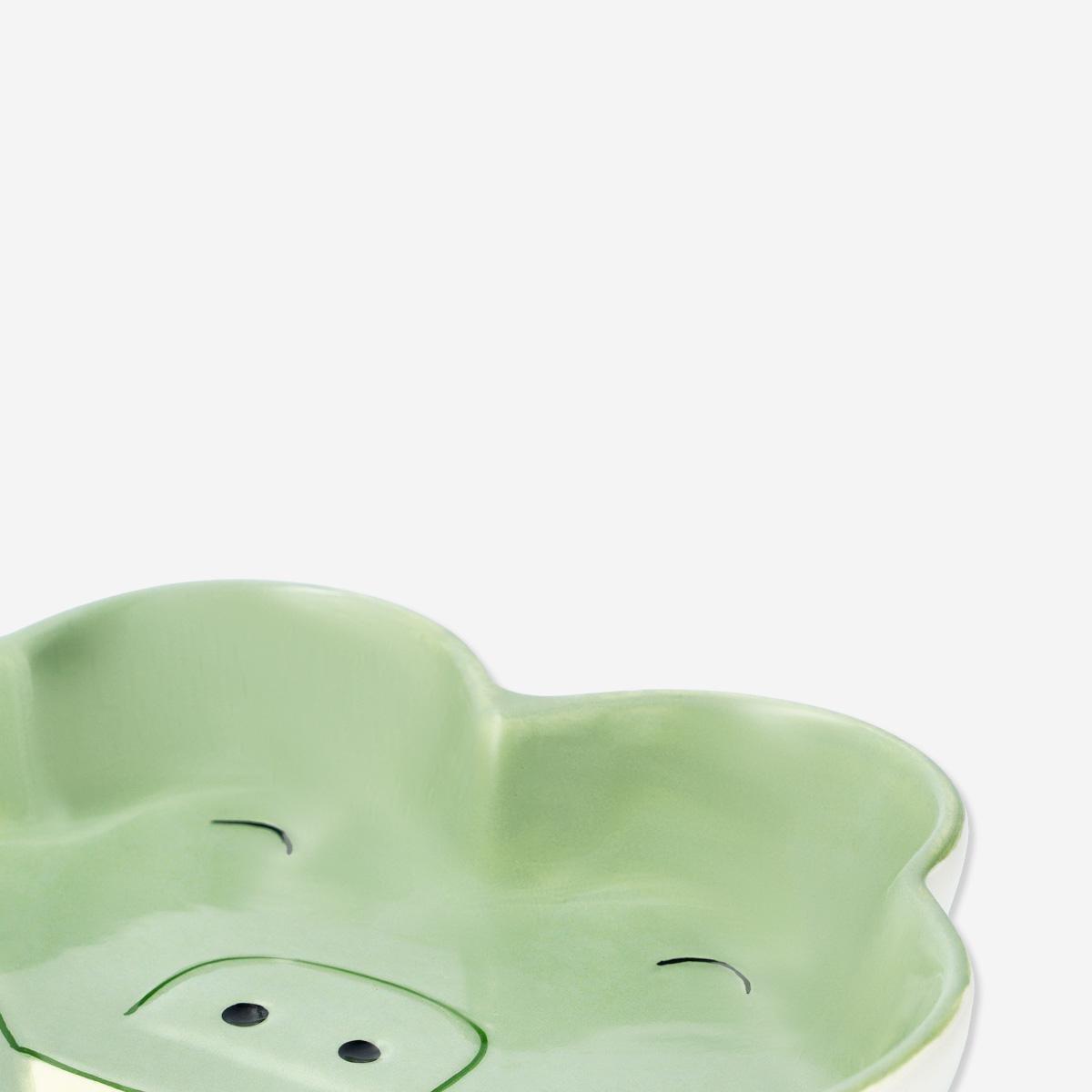 Green crocodile bowl