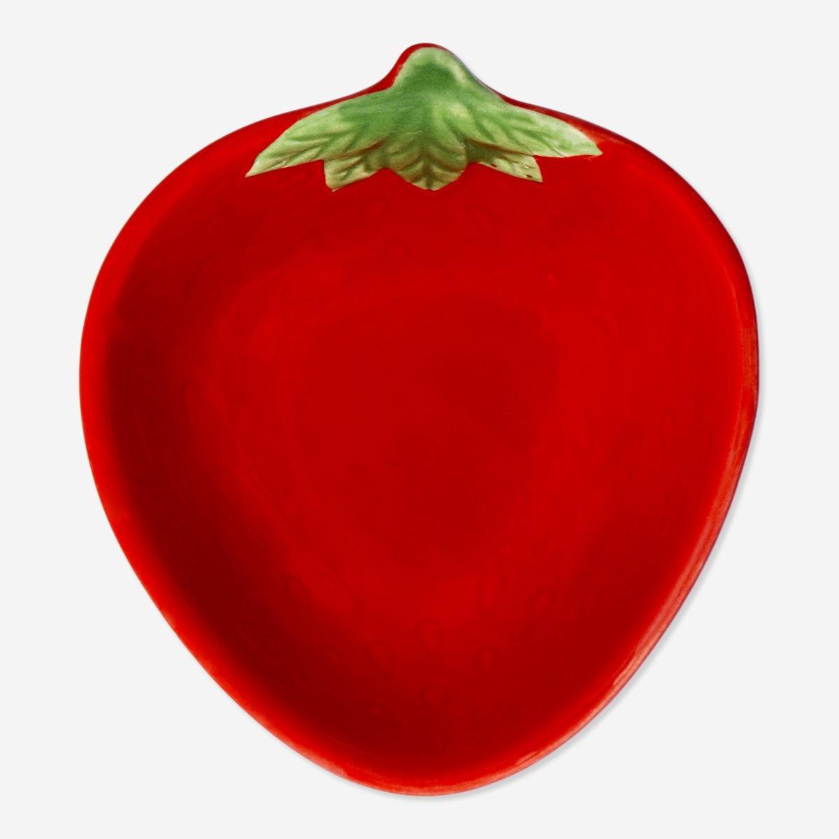 Red Strawberry Bowl. Extra Small