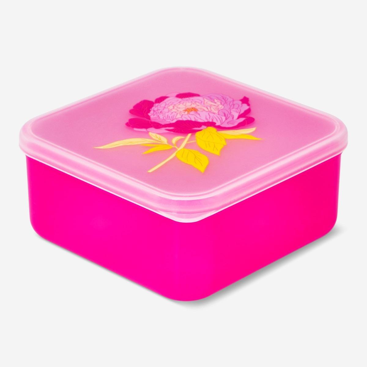 Pink snack box