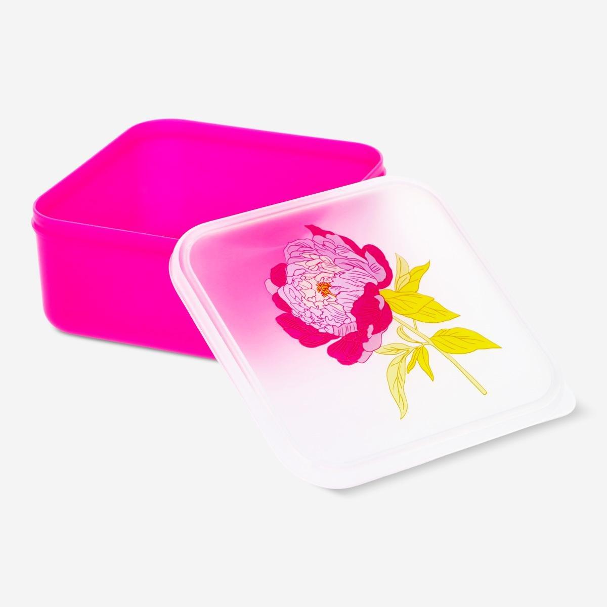 Pink snack box