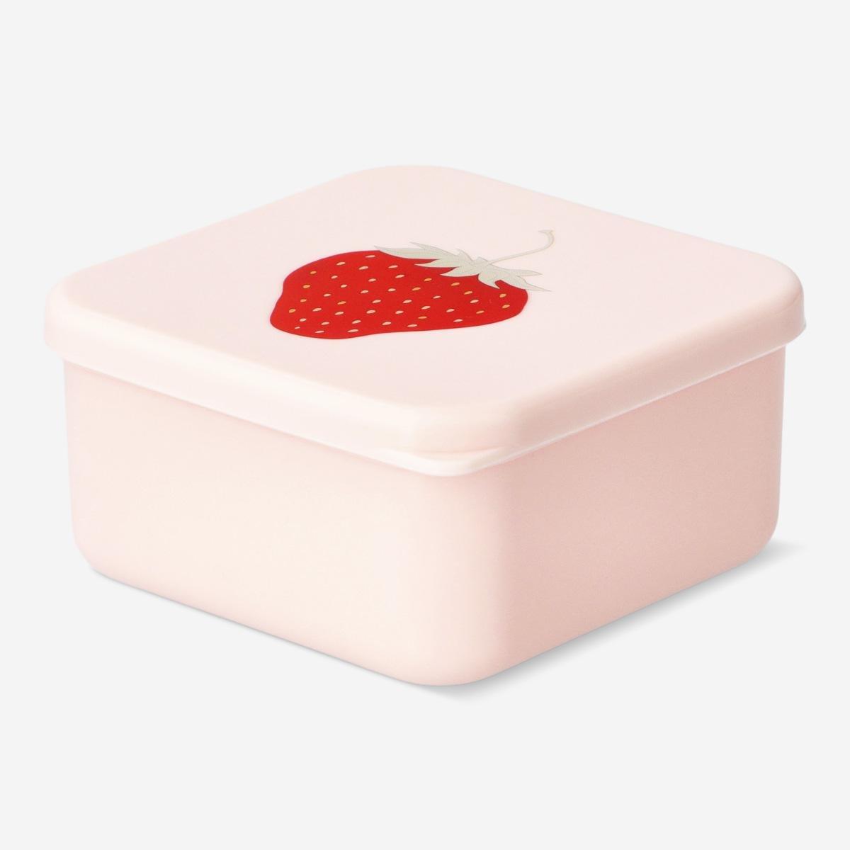 Pink strawberry snack box