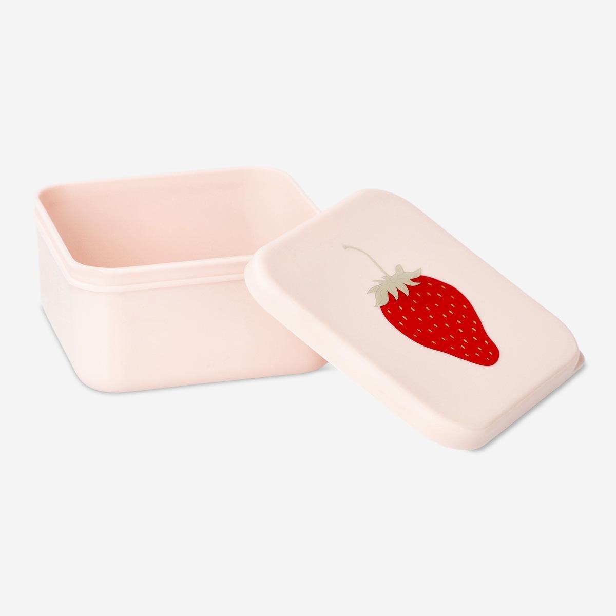 Pink strawberry snack box