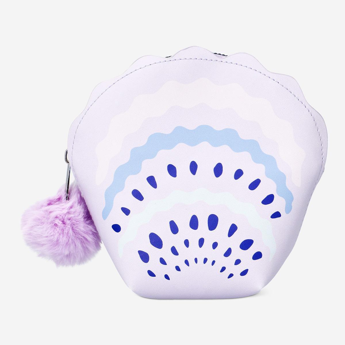 Purple cosmetic bag