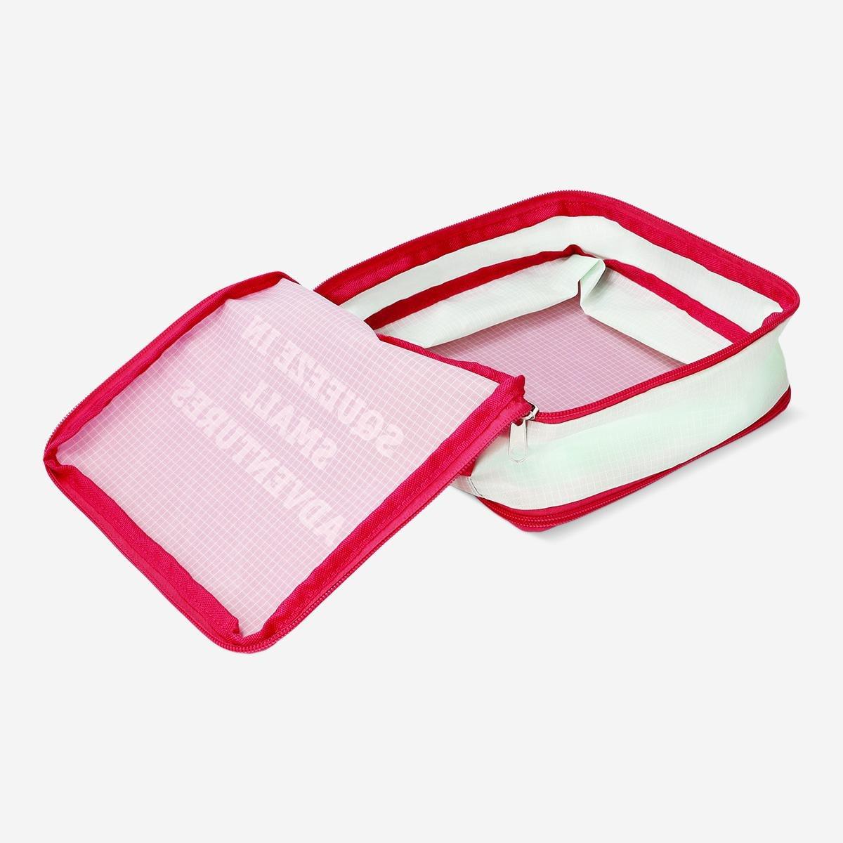 Pink organiser bag