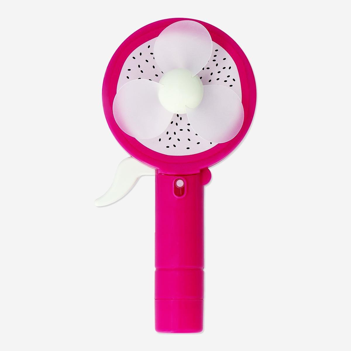 Pink mist spray fan