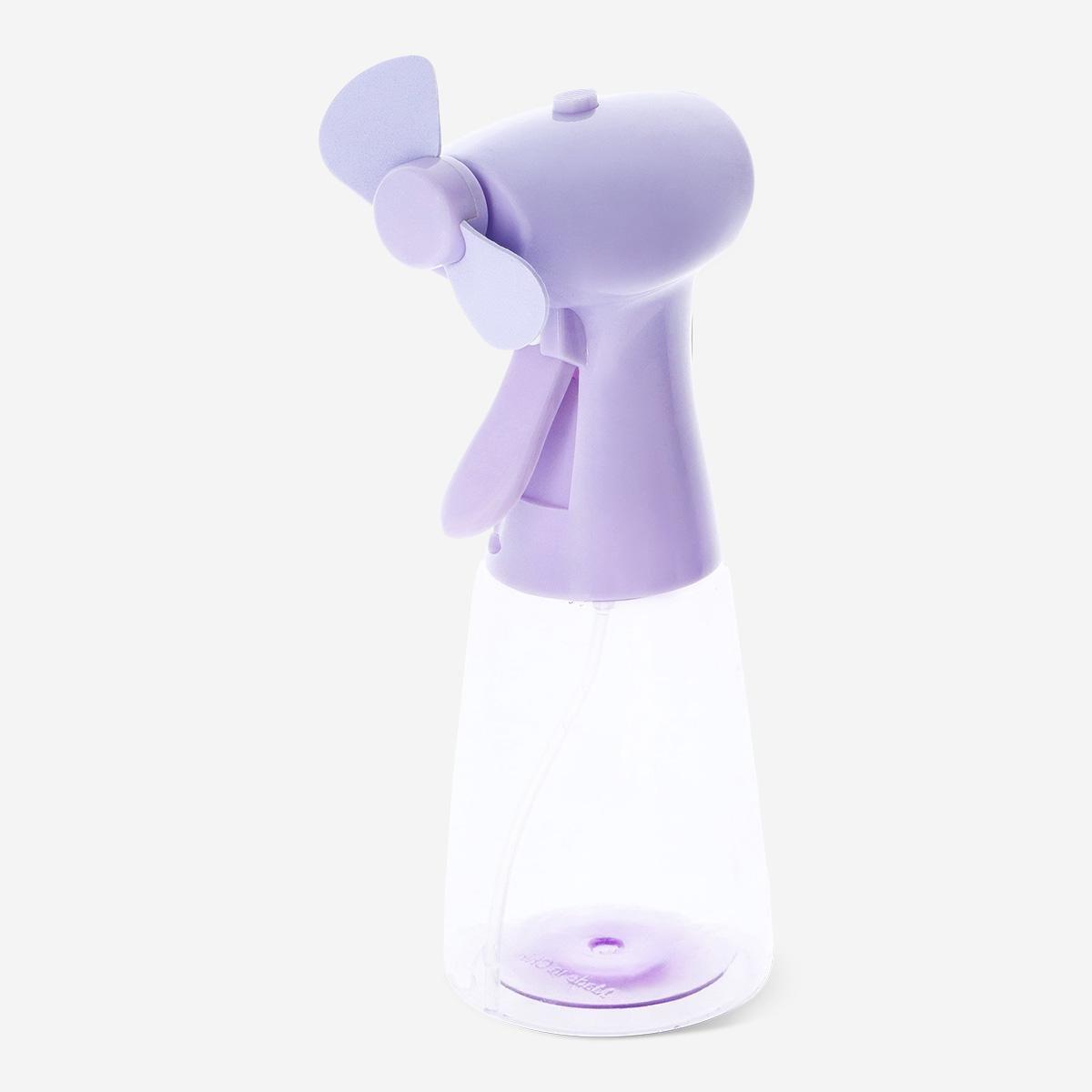 Purple mist spray fan