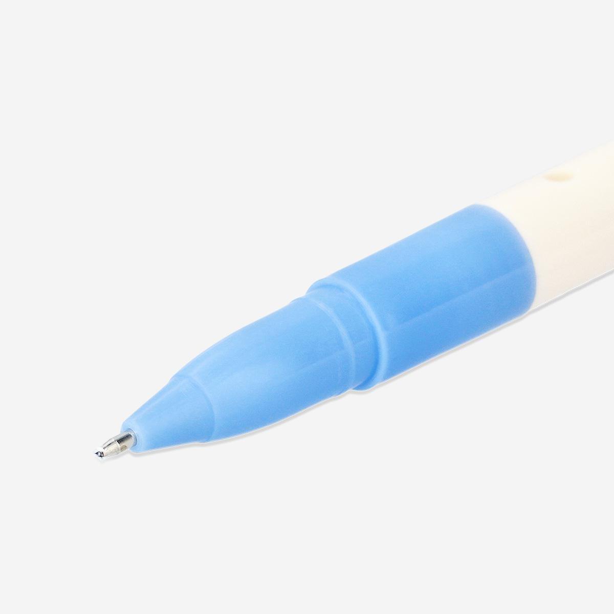 Blue boxing shark ballpoint pen