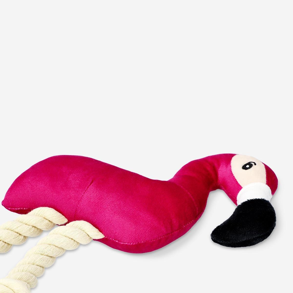 Pink Flamingo pet chew toy