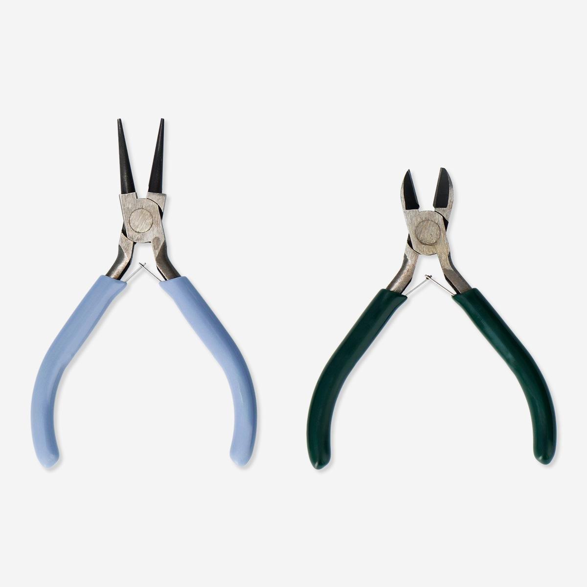 Multicolour hobby pliers. 2 pcs