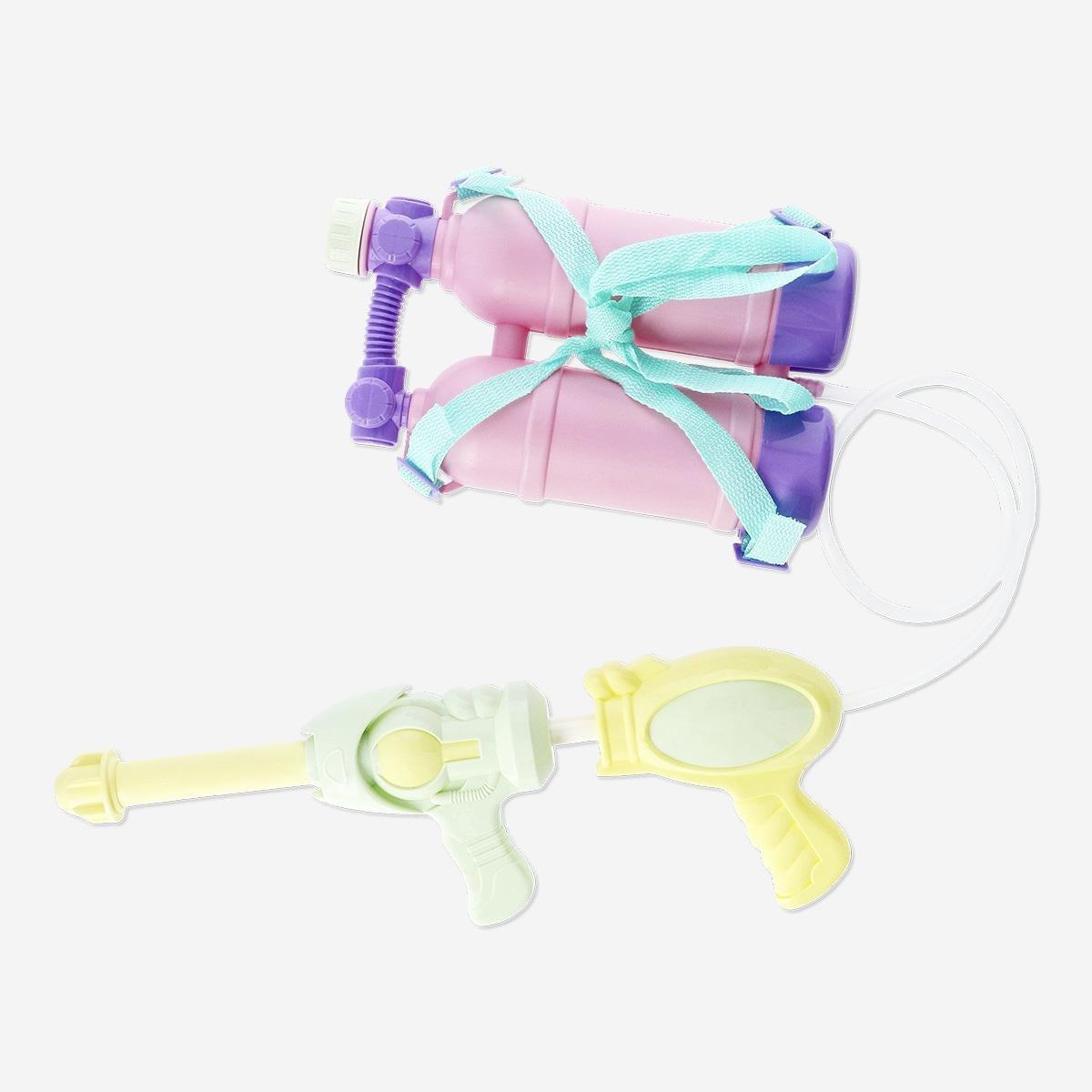 Multicolour toy water pump