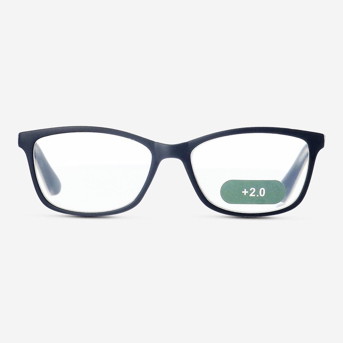 Blue Reading glasses. +2