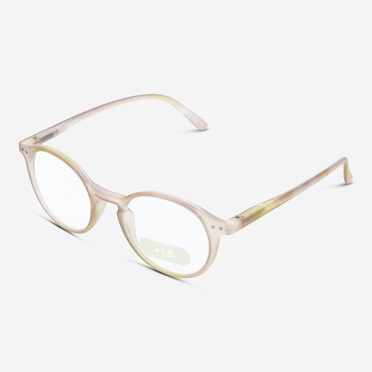 Pink Reading glasses. +1.5