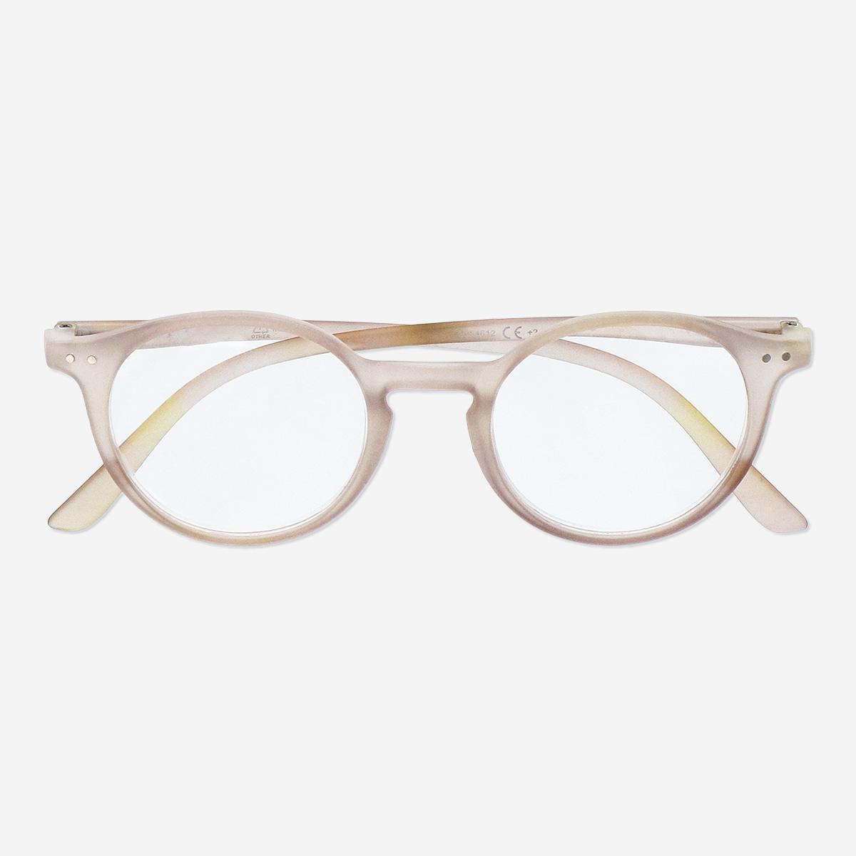 Silver Reading Glasses . +2.5