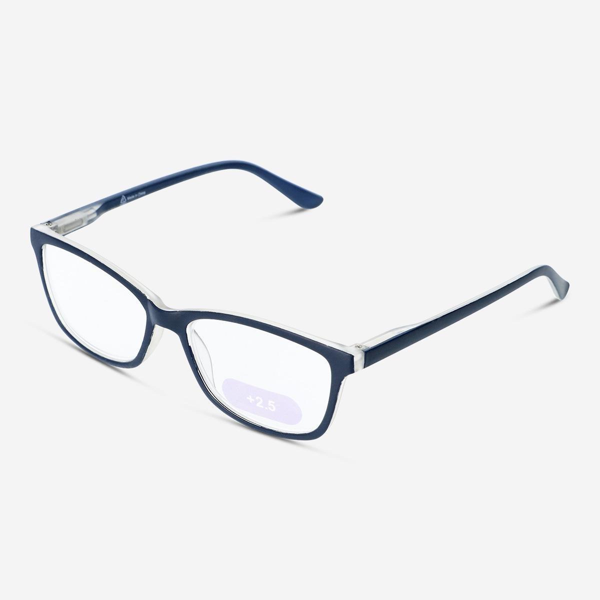 Blue Reading glasses. +2.5