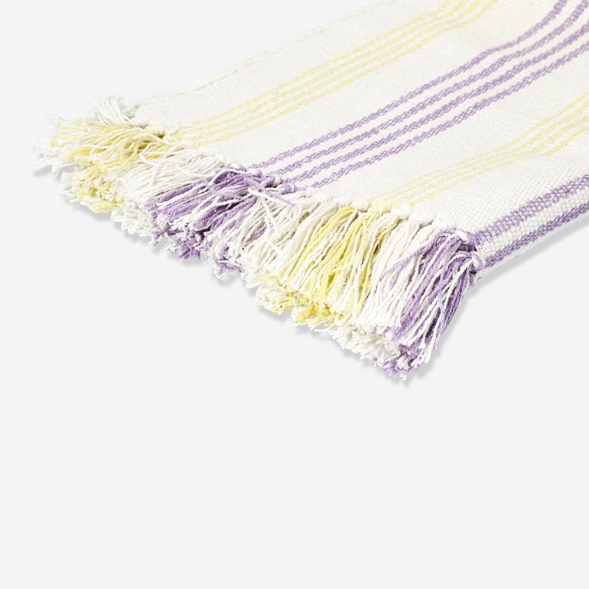 Multicolour striped rug