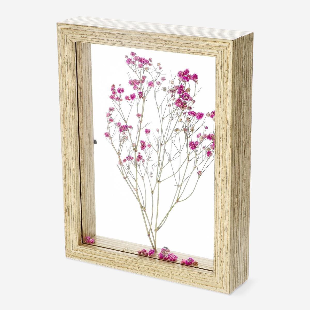 Frame with decorative flower