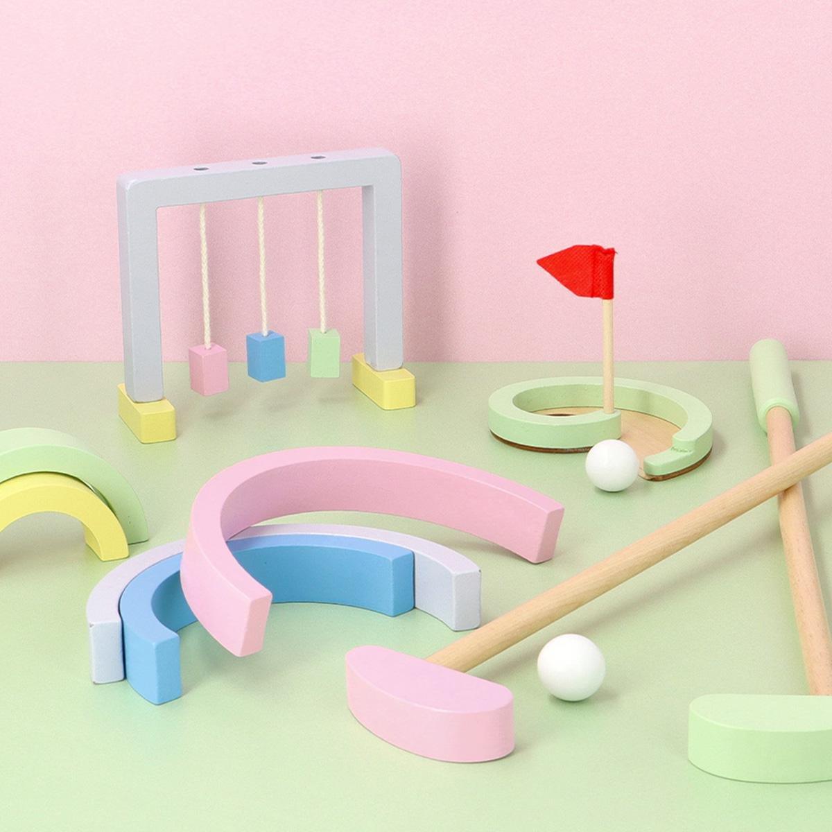 Multicolour children golf