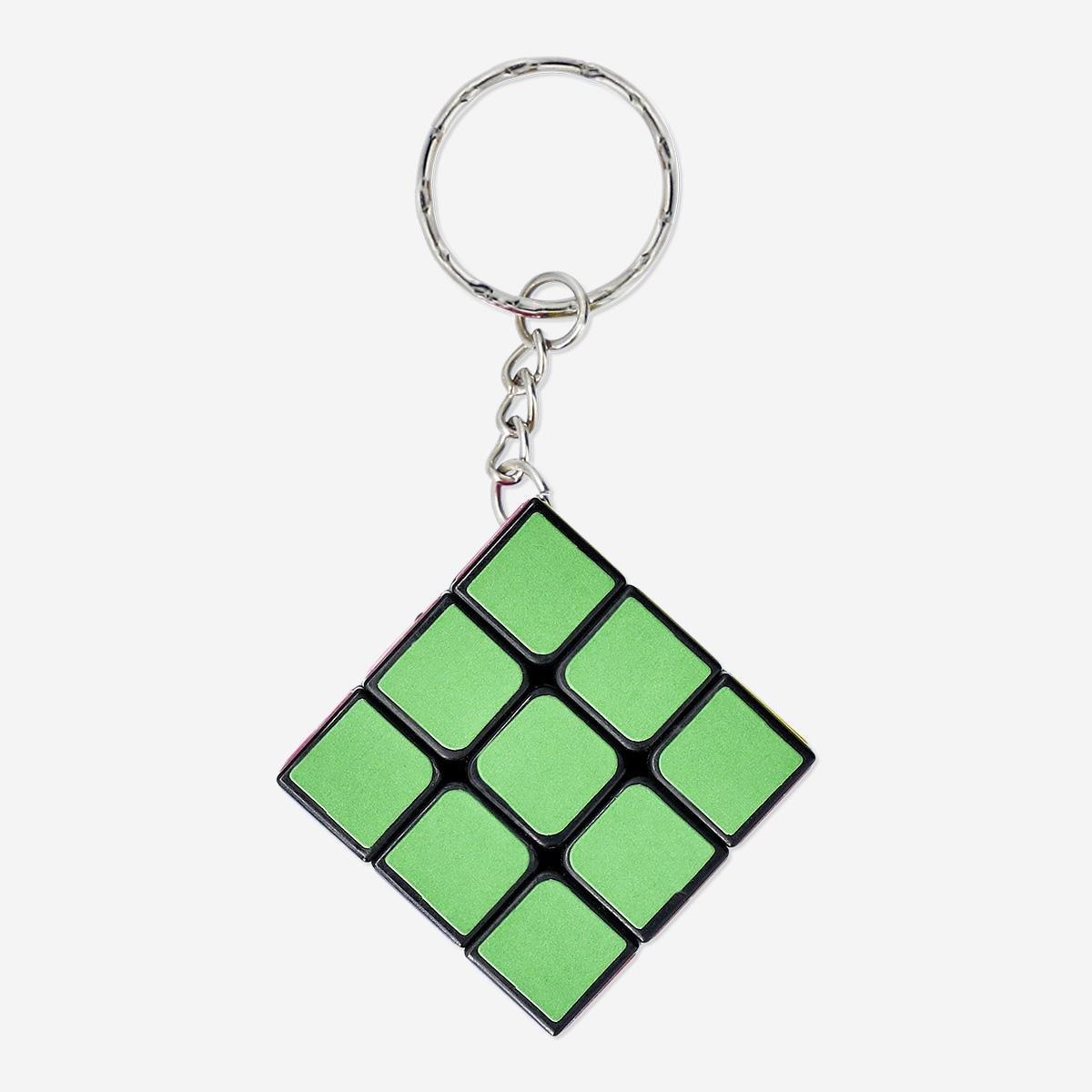 Multicolour iq cube key ring