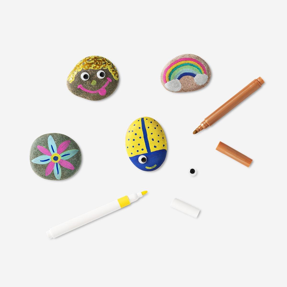 Multicolour Rock Decorating Kit
