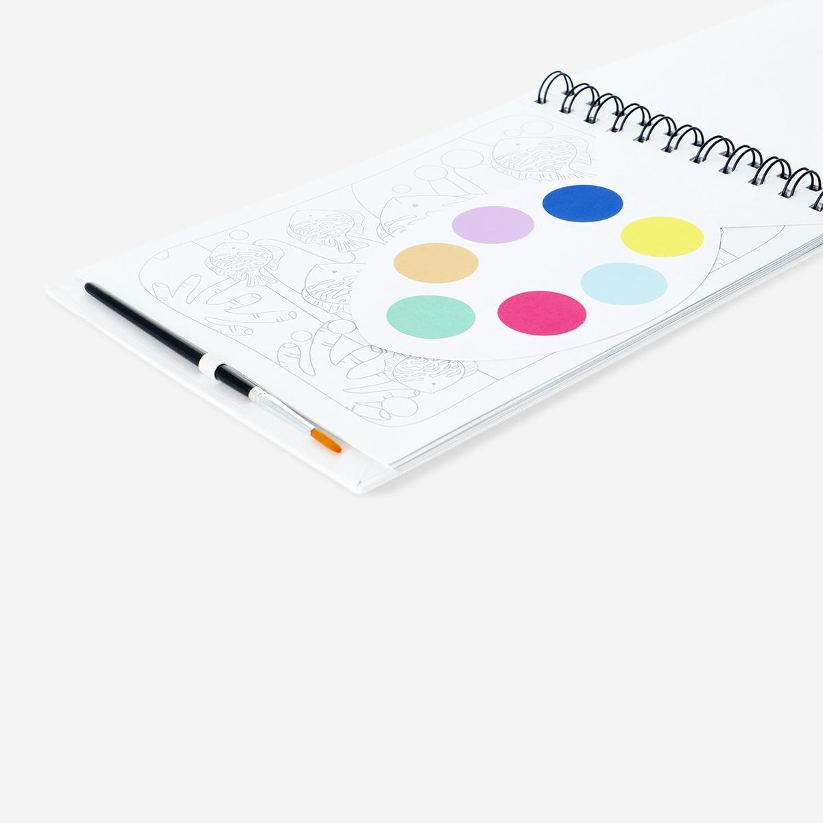 White water colouring book. A5