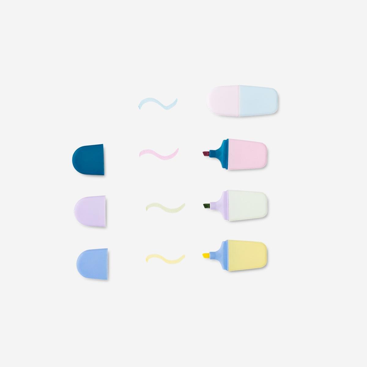 MULTI      Highlighters. 4 pcs