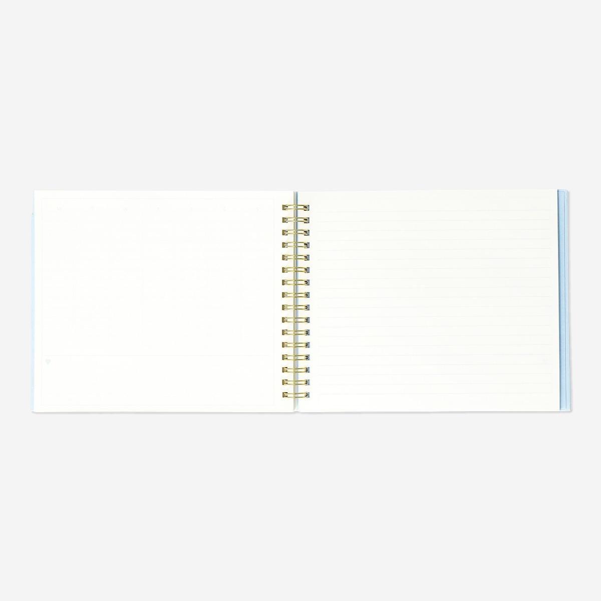 Blue notebook