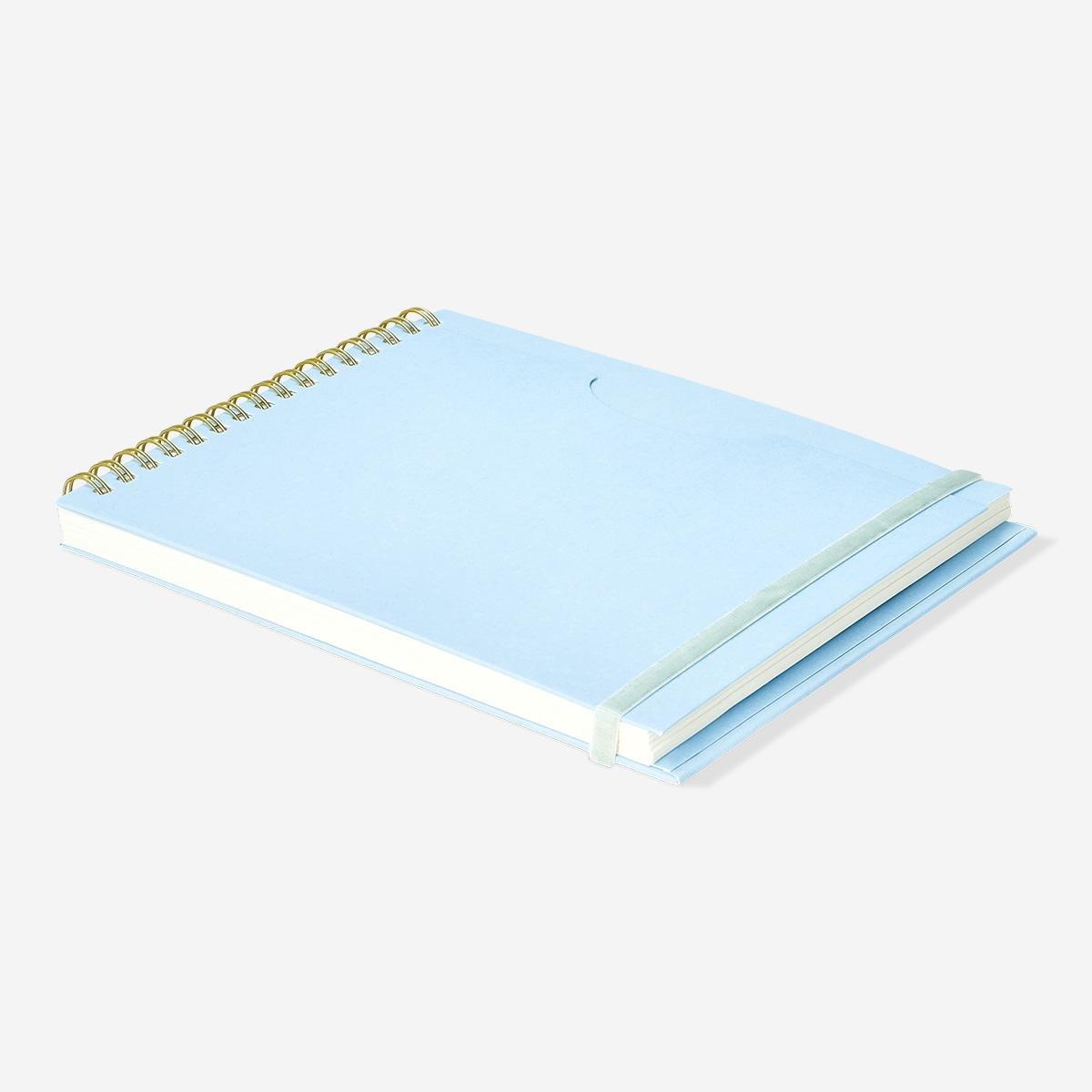 Blue notebook