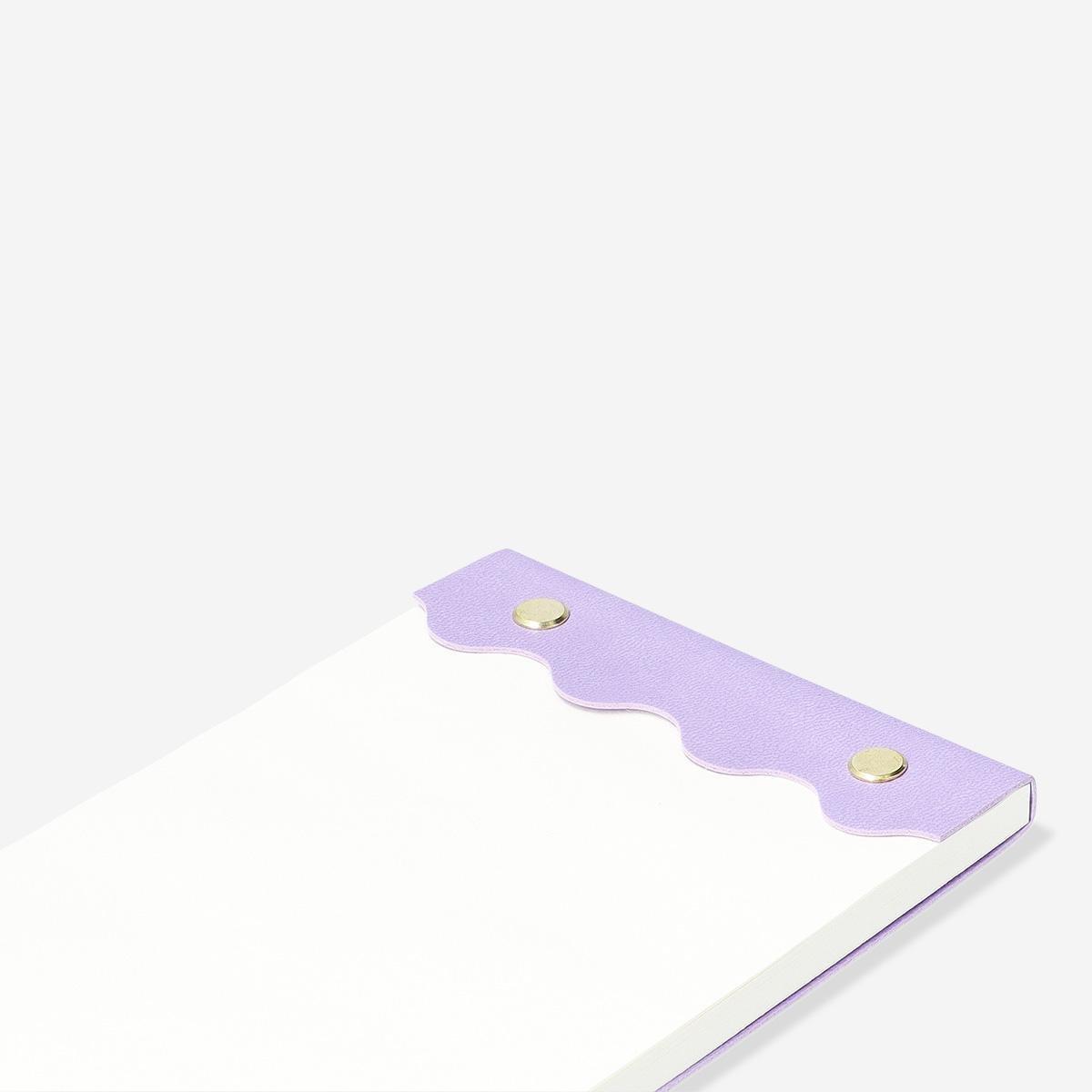 Purple writing notepad
