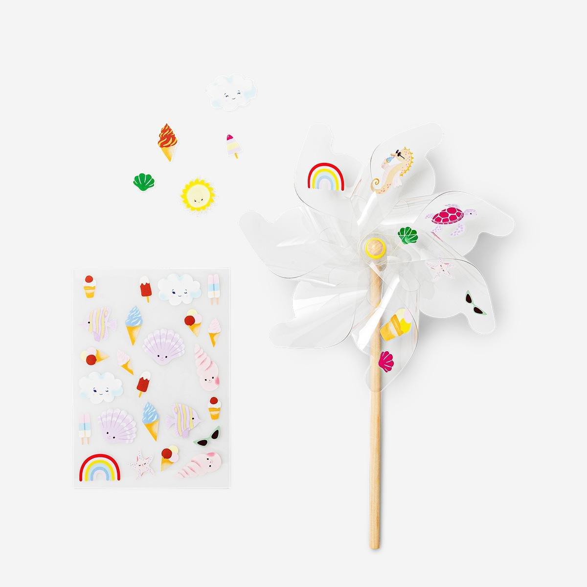 White Build-Your-Own Pinwheel