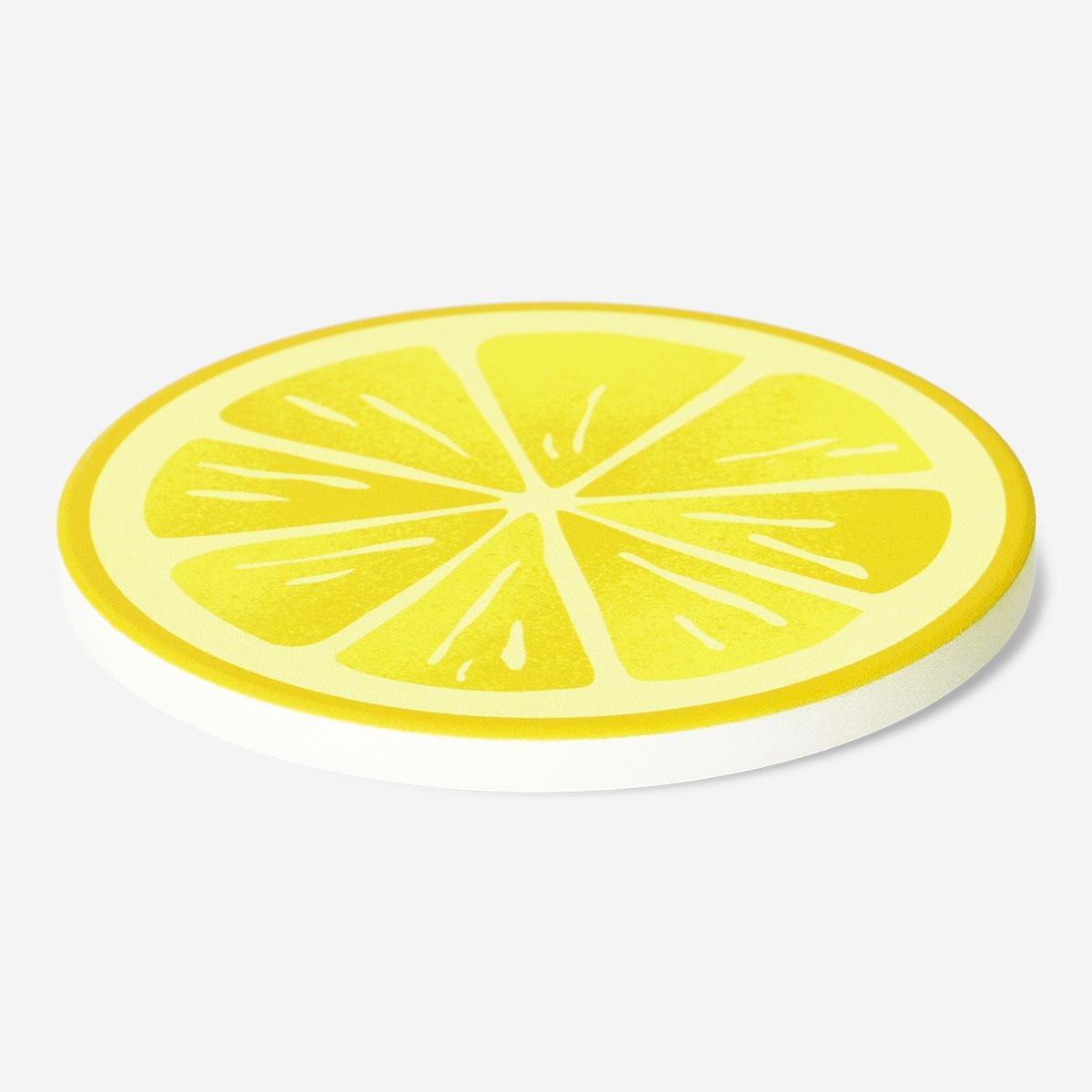 YELLOW     Lemon coaster