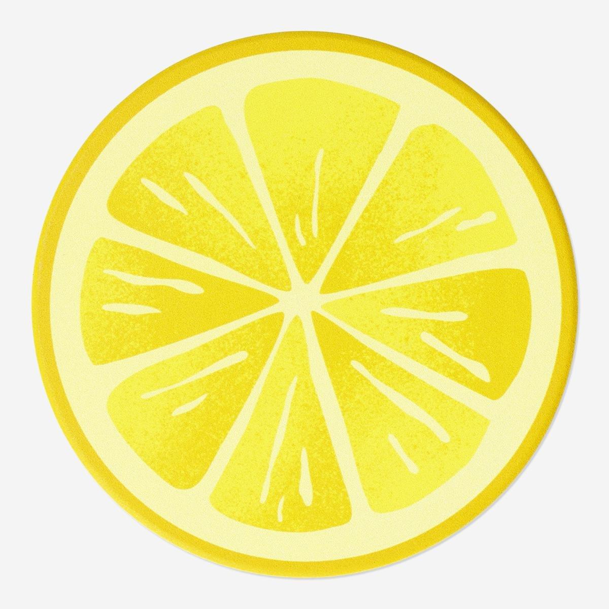 YELLOW     Lemon coaster