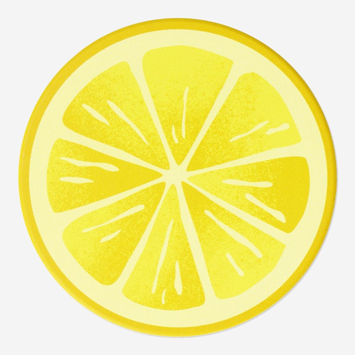 Lemon coaster