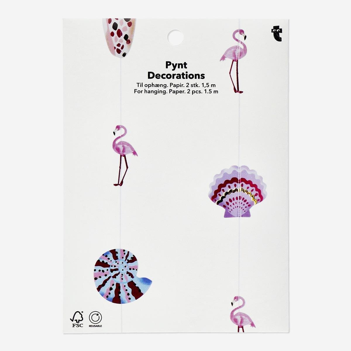 MULTI      Hanging decorations. 2 pcs