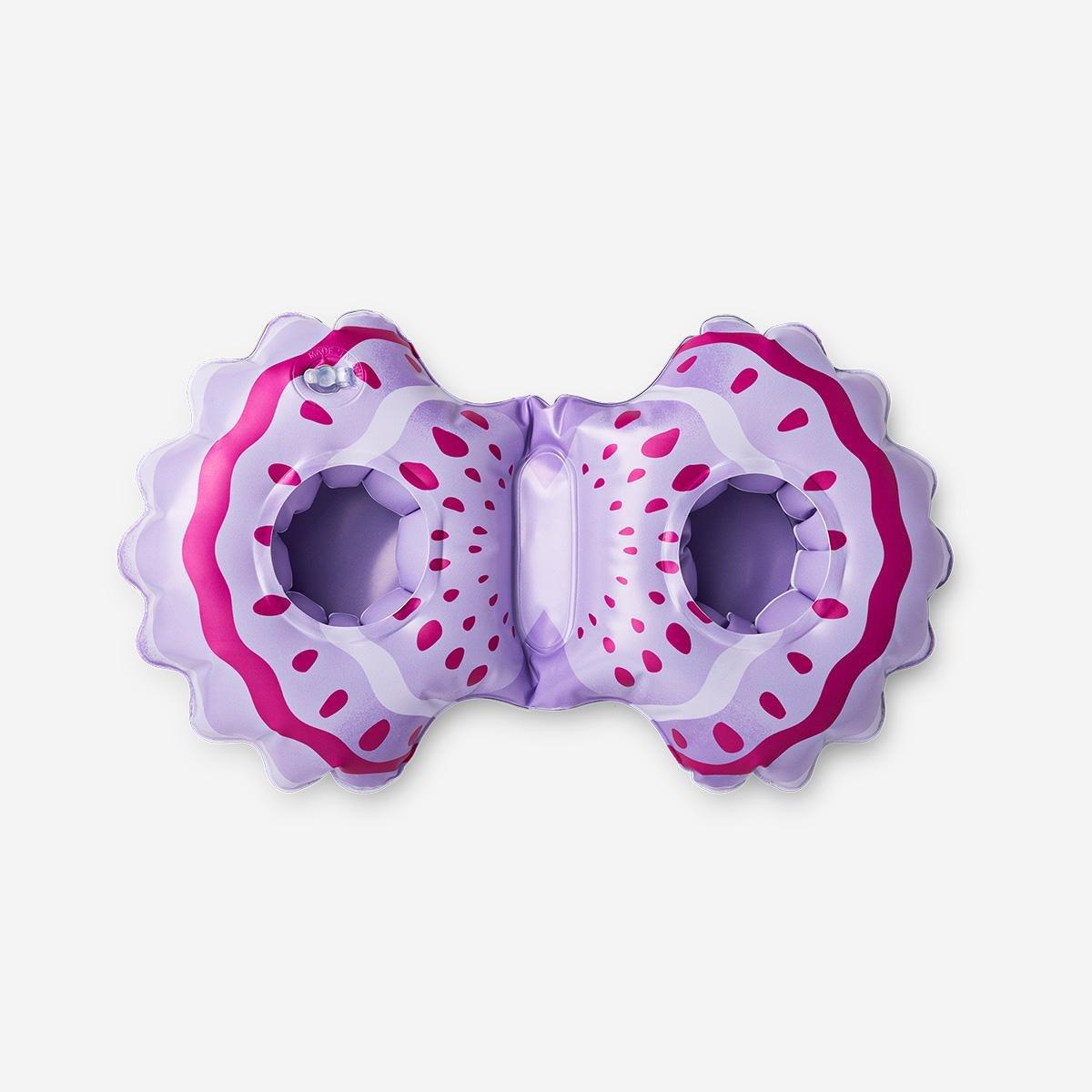 Purple inflatable shell cup holder