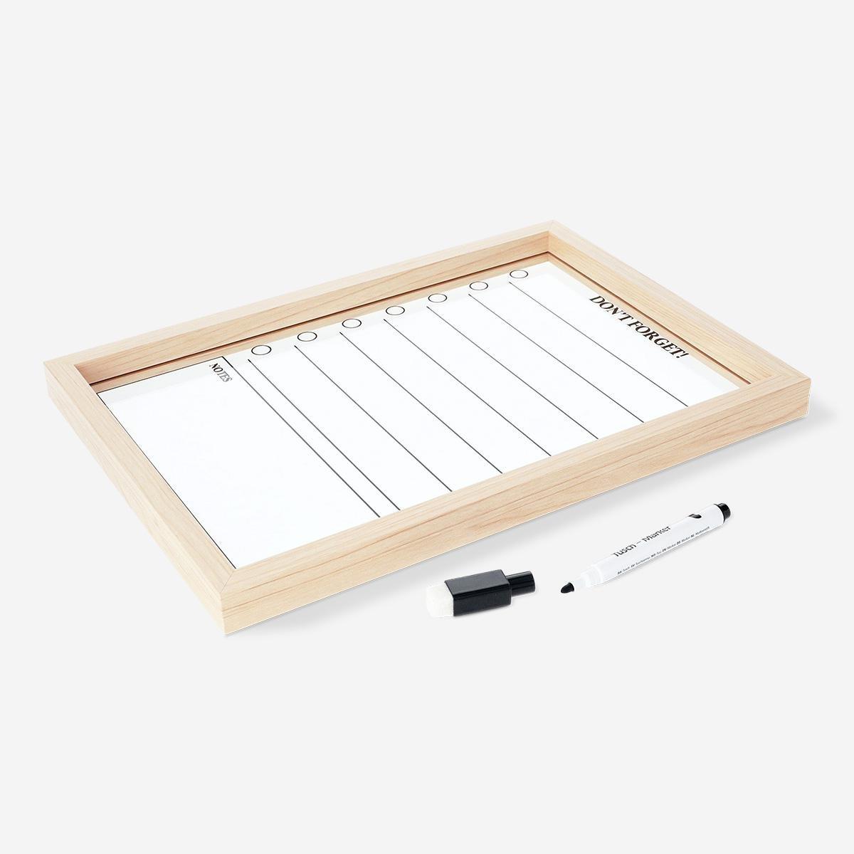 Brown Planner board With marker