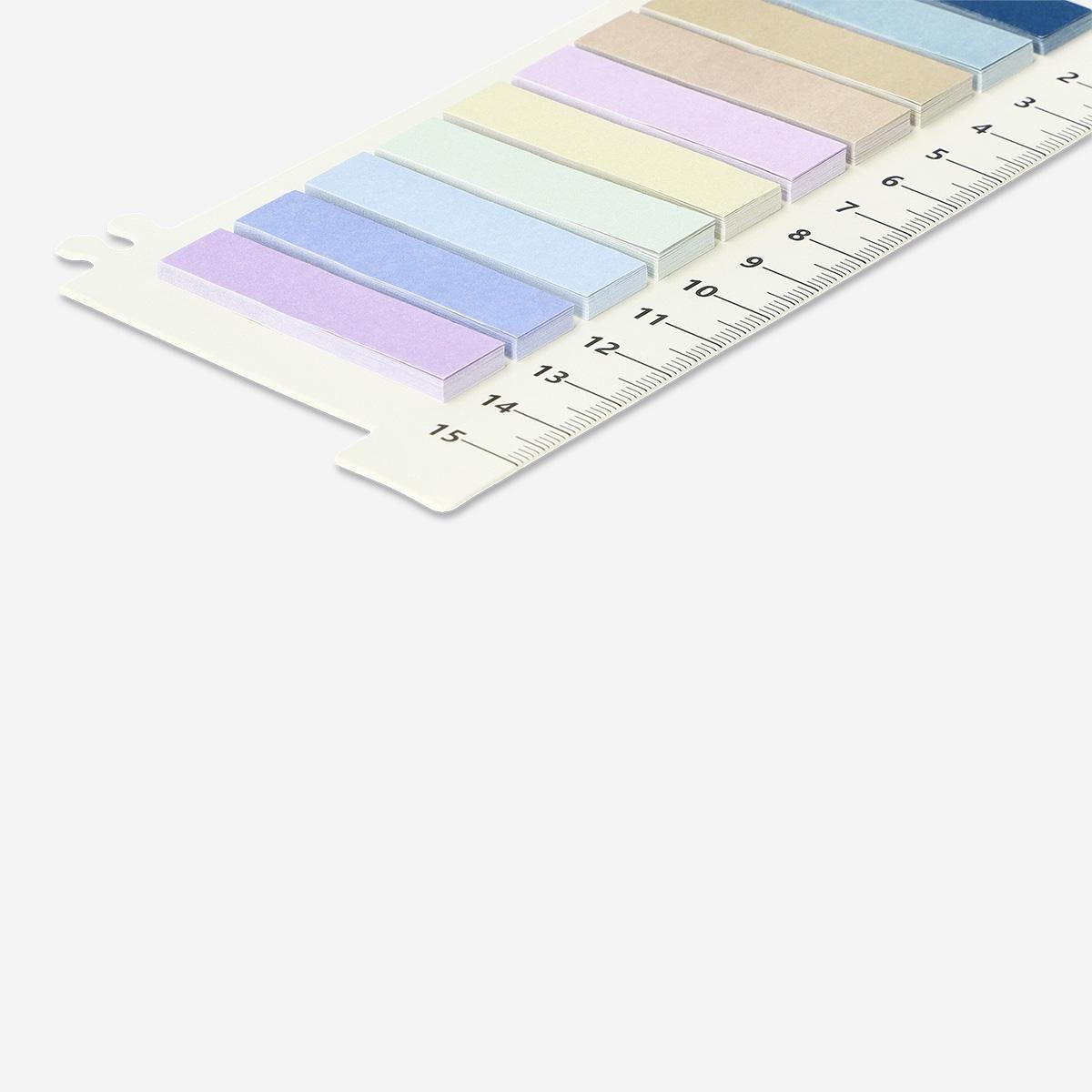 Page markers on ruler