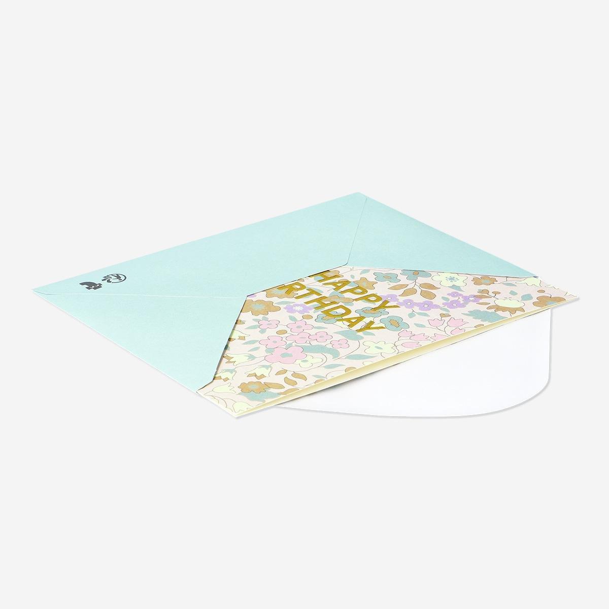 Multicolour birthday card