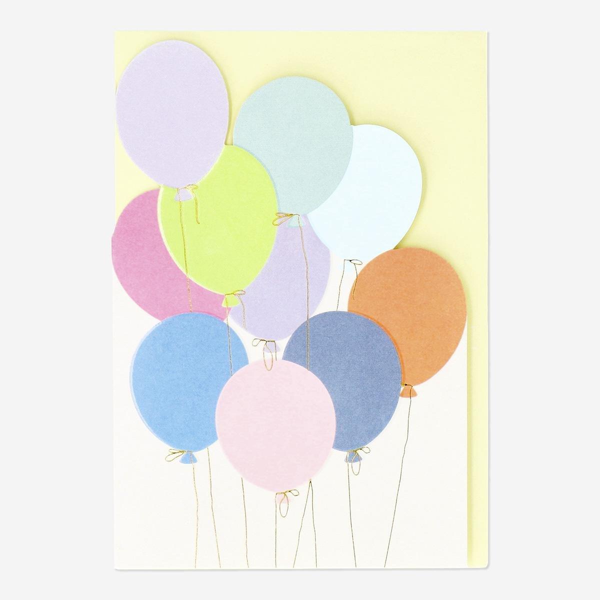 Multicolour Confetti Card