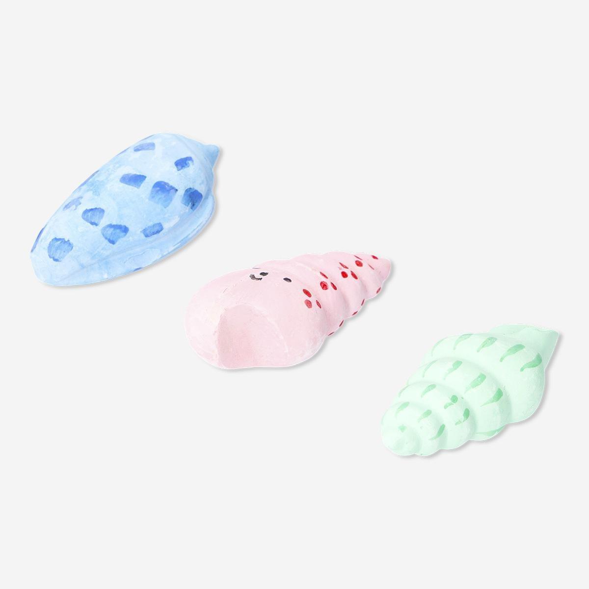 Multicolour Pavement Chalks. 3 Pcs