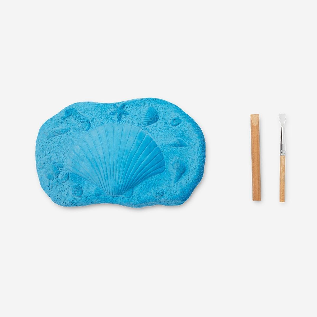 Blue sea creatures excavation kit