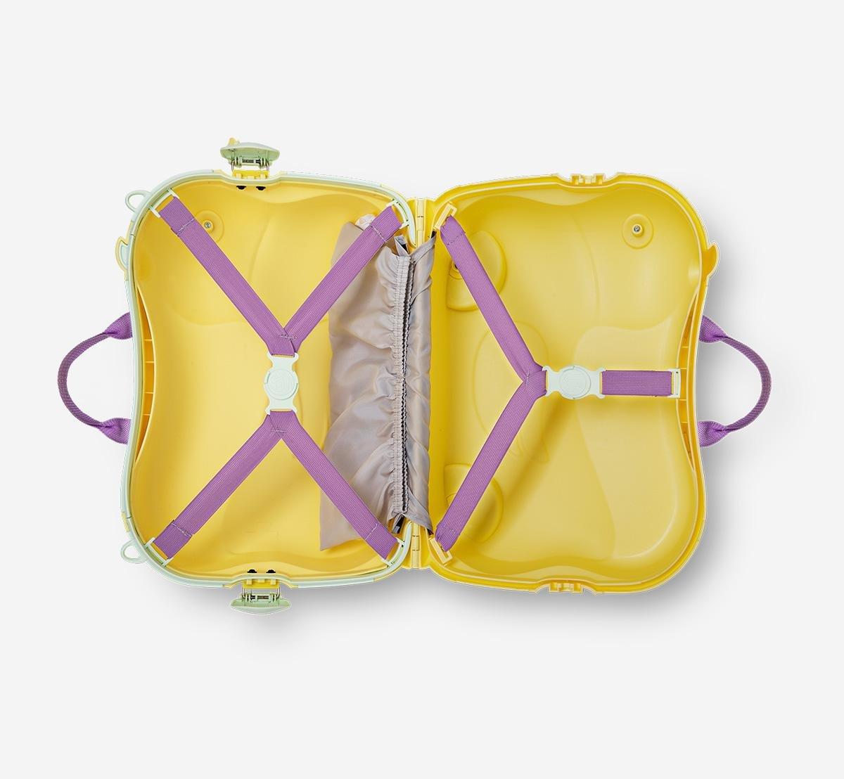 Yellow children luggage