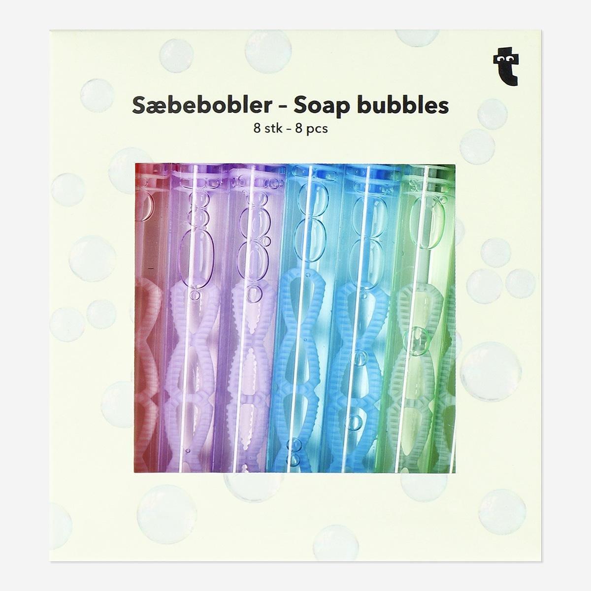 Multicolour Pack Of Mini Soap Bubbles, 8 Pcs
