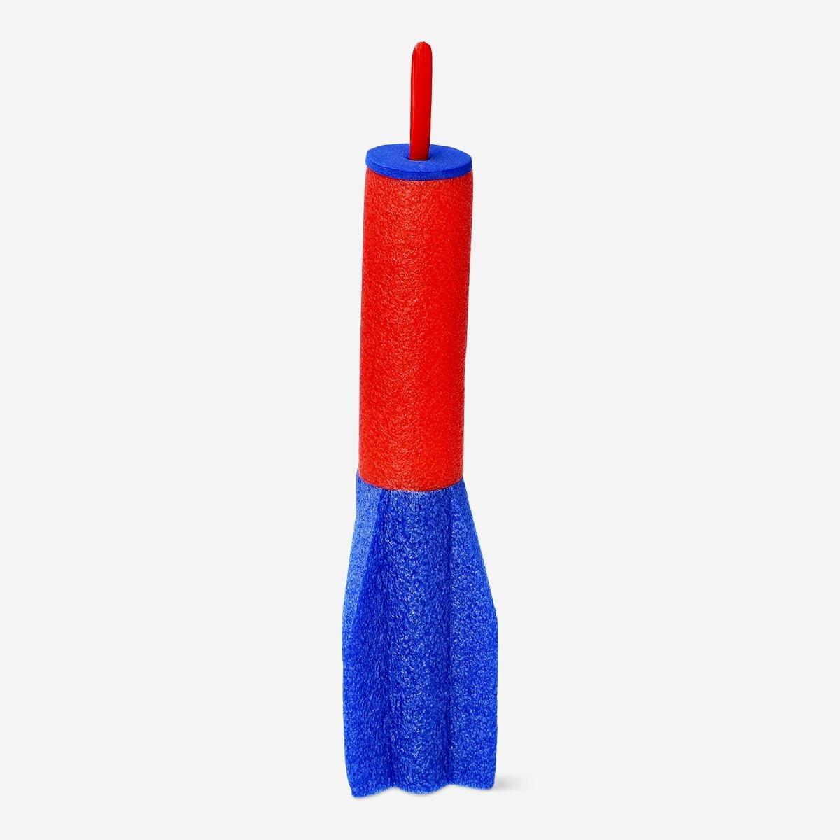 Multicolour shooting rockets. 2 pcs